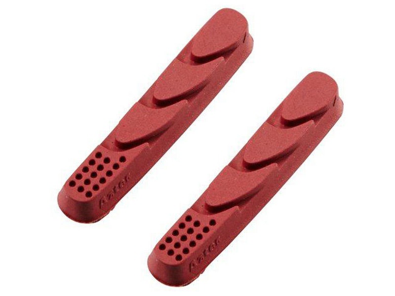 Aztec Campagnolo Road System Carbon Brake Blocks Red click to zoom image