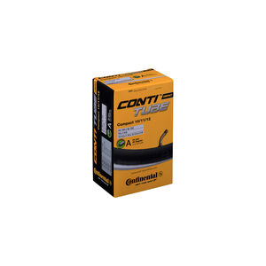 Continental Compact Tube - Schrader 34mm Valve 45 Degree: Black 10/11/12" 