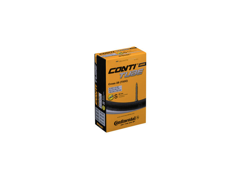 Continental Cross Tube - Presta 60mm Valve: Black 700x32-47c click to zoom image