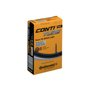 Continental Race Tube Light - Presta 42mm Valve: Black 26x1.0" - 650x20-25c 