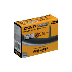 Continental Race Tube Supersonic - Presta 42mm Valve: Black 26x1.0" - 650x20-25c 