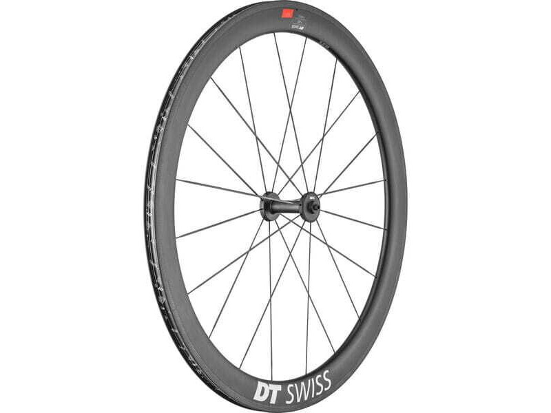 DT Swiss ARC 1100 DICUT wheel, carbon clincher 48 x 17 mm rim, front click to zoom image