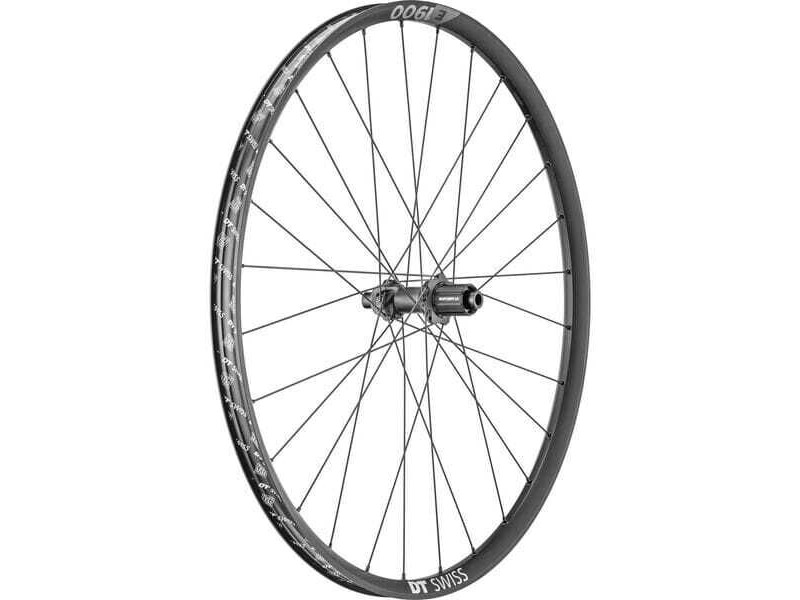 DT Swiss E 1900 wheel, 30 mm rim, 12 x 142 mm axle , 27.5 inch rear Shimano HG click to zoom image