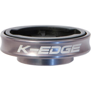K-Edge Gravity Cap Mount for Garmin Edge and FR 1/4 Turn type computers  Gunmetal  click to zoom image