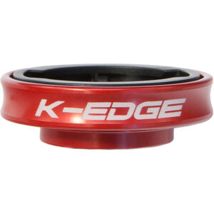 K-Edge Gravity Cap Mount for Garmin Edge and FR 1/4 Turn type computers  Red  click to zoom image