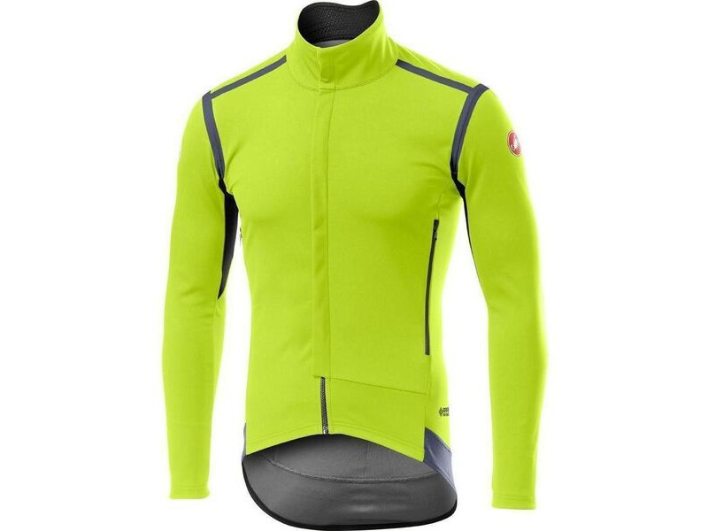 Castelli Perfetto RoS Long Sleeve Jacket Yellow Fluo click to zoom image