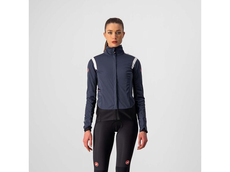 Castelli Alpha RoS 2 Women's Jacket Dark Steel Blue/Soft Pink-Soft Pink click to zoom image