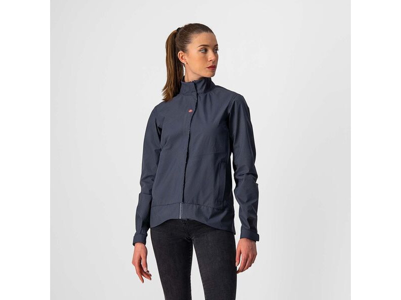 Castelli Commuter Women's Reflex Jacket Dark Steel Blue click to zoom image
