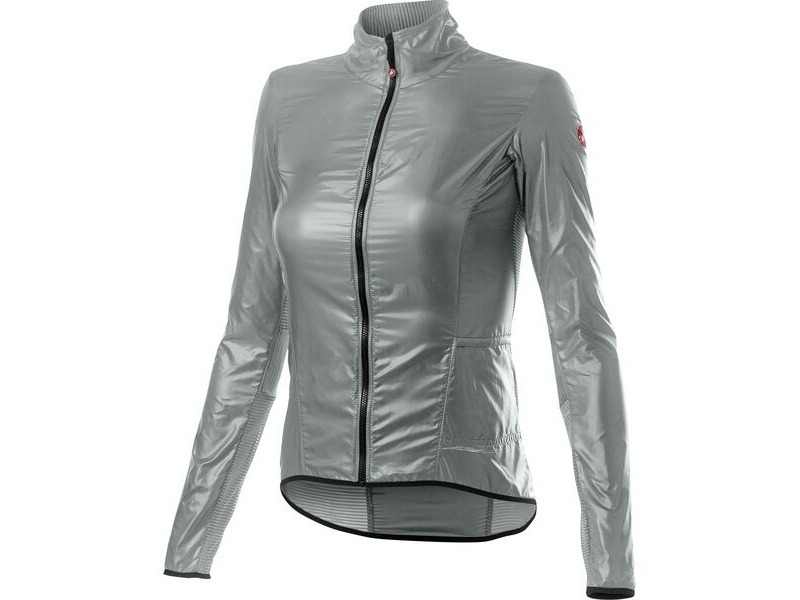Castelli Aria Shell Women's Jacket Silver Gray click to zoom image