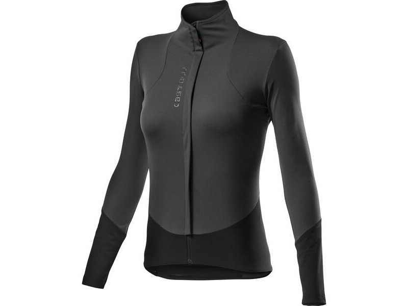 Castelli Beta RoS Women's Jacket Dark Gray/Black click to zoom image