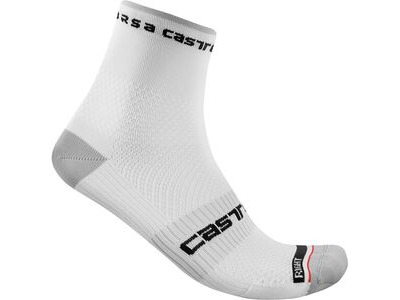 Castelli Rosso Corsa Pro 9 Socks White
