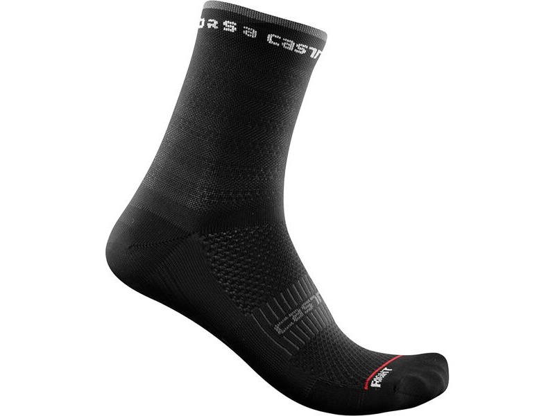 Castelli Rosso Corsa Women's 11 Socks Black click to zoom image