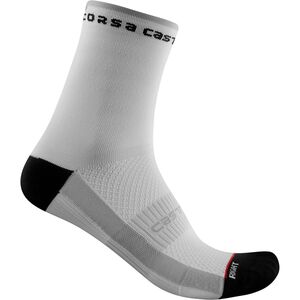 Castelli Rosso Corsa Women's 11 Socks Black/White 