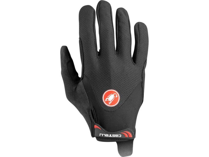 Castelli Arenberg Gel Long Finger Gloves Black click to zoom image