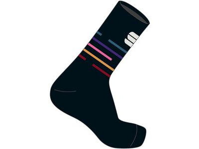 Sportful Vélodrome Women's Socks Black/Multicolor