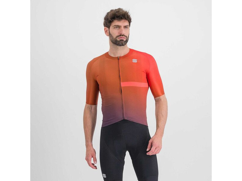 Sportful Bomber Jersey Cayenna Red/Pompelmo click to zoom image
